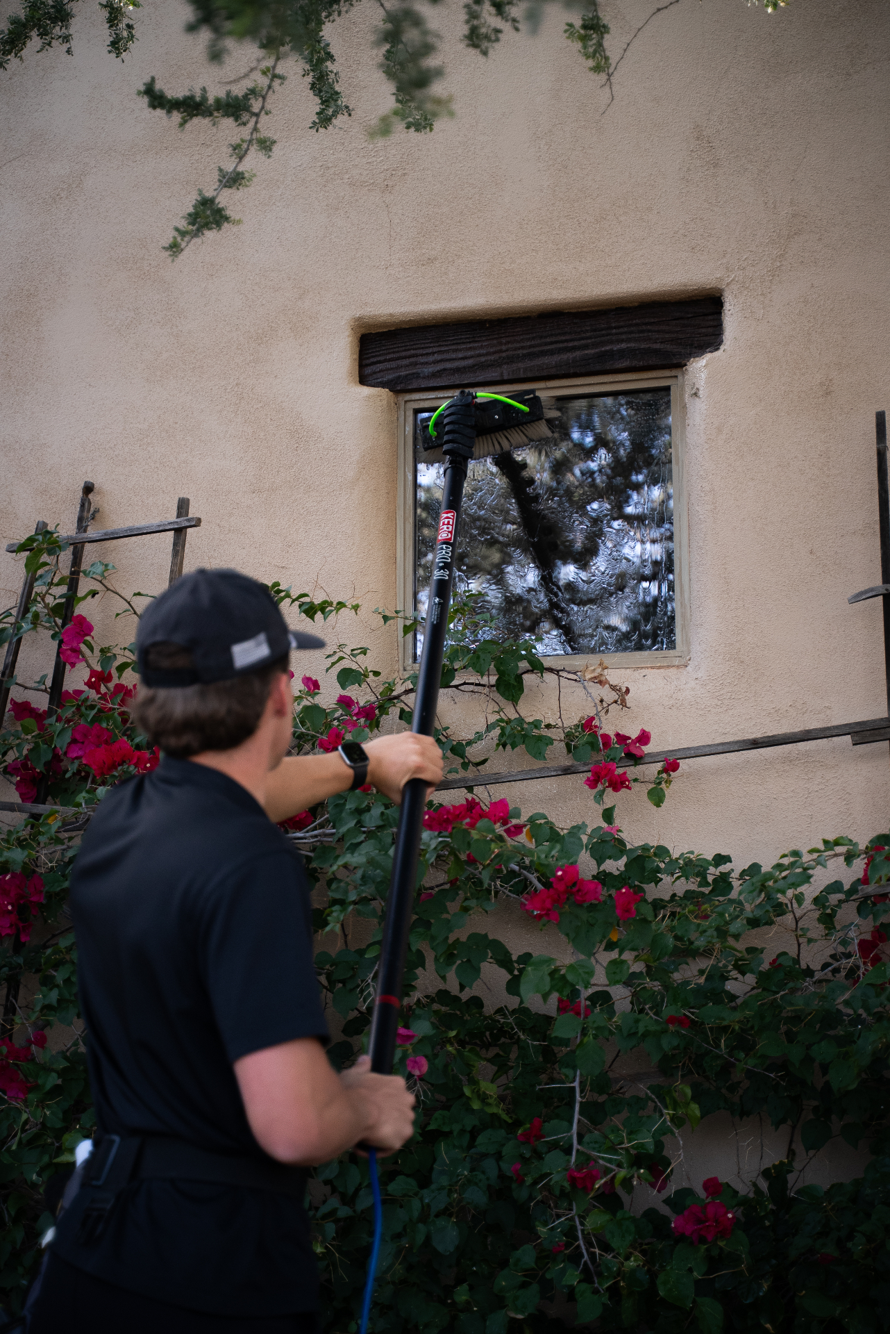 Cleaned exterior windows on an Arizona home